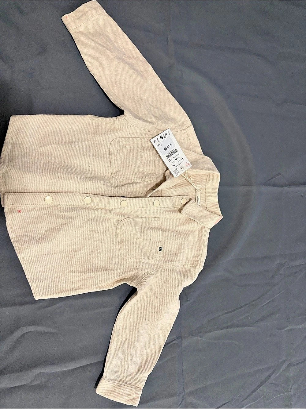 Zara Kids Jacket in Beige Size 3 Years NWT